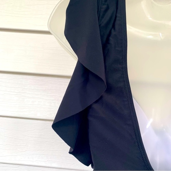 Women’s New With Tags Chic Black and Leopard Print Swimsuit size 22 W - Picture 6 of 8